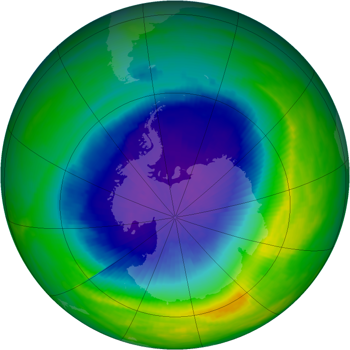 Ozone Map 1991-10-16